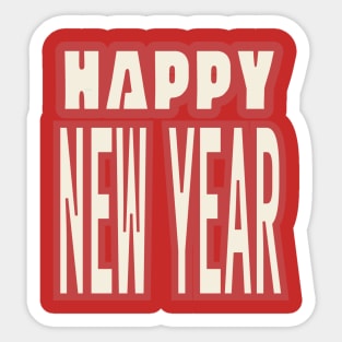 Happy New Year Sticker